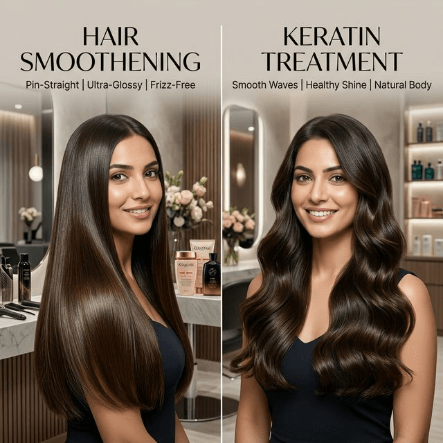 Featured image for The Truth About Hair Smoothening vs Keratin: What's Right for You?